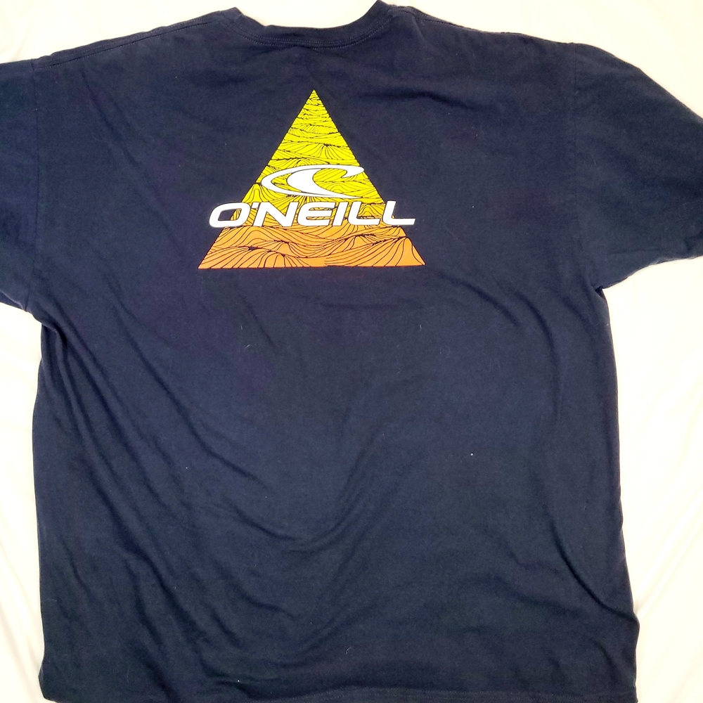 O'Neill Black and Yellow Short Sleeve Tee